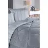 Ep-300645 155x215 см Покрывало Стеганое с Наволочкой Soft Line Gri Фабрика Купить Оптом Турция