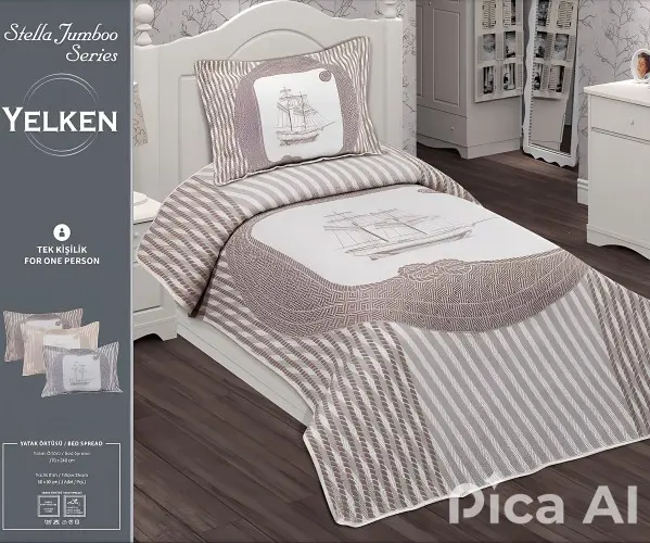 ✅Покрывало 170x240 см с Наволочкой 60x80 см Stella Jumboo Series NOTA Оптом Турция Фабрика ✅Текстиль для Дома Оптом Турция.