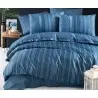 La Romano 300TC PR-111 Сатиновое Постельное Белье Евро 2 сп. 300TC PREMIUM SATIN PR-111 Talya Blue LA ROMANO Фабрика Купить О...