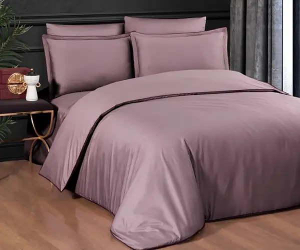✅Сатиновое Постельное Белье Евро 2 сп. 300TC PREMIUM SATIN PR-601 LA ROMANO Оптом Турция Фабрика ✅Текстиль для Дома Оптом Турция