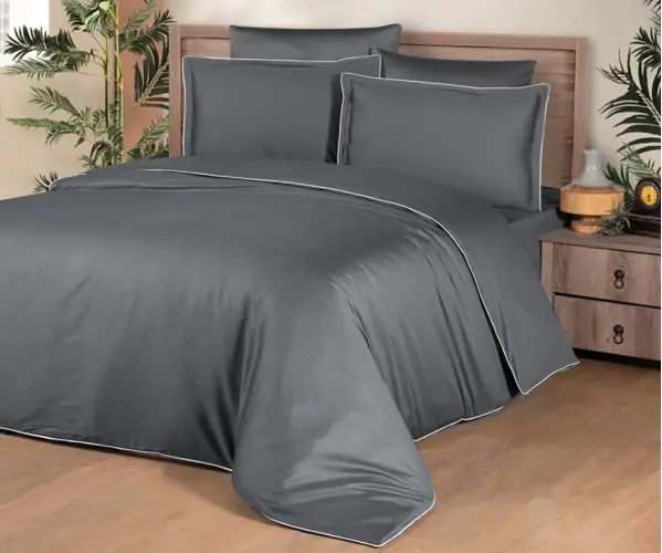 ✅Сатиновое Постельное Белье Евро 2 сп. 300TC PREMIUM SATIN PR-636 LA ROMANO Оптом Турция Фабрика ✅Текстиль для Дома Оптом Турция