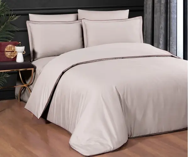 ✅Сатиновое Постельное Белье Евро 2 сп. 300TC PREMIUM SATIN PR-606 LA ROMANO Оптом Турция Фабрика ✅Текстиль для Дома Оптом Турция