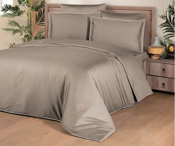 ✅Сатиновое Постельное Белье Евро 2 сп. 300TC PREMIUM SATIN PR-621 LA ROMANO Оптом Турция Фабрика ✅Текстиль для Дома Оптом Турция