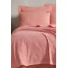 Enlora En-030313 1 сп. Вафельное Покрывало 160x230 см Plain Düz Renk Pike Örtü Tek Kişilik Nar Çiçeği Фабрика Купить Оптом Ту...