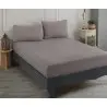 Enlora En-029495 2 сп. 160x200 см Простынь на Резинке с 2-мя Наволочками Road Basic Lastikli Çarşaf Seti Çift Kişilik Kahve Ф...