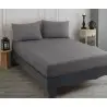 Enlora En-029504 2 сп. 160x200 см Простынь на Резинке с 2-мя Наволочками Road Basic Lastikli Çarşaf Seti Çift Kişilik Siyah Ф...
