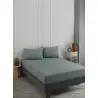 Enlora En-029513 2 сп. 160x200 см Простынь на Резинке с 2-мя Наволочками Road Basic Lastikli Çarşaf Seti Çift Kişilik Yeşil Ф...