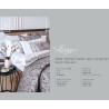 Жаккардовое Покрывало 270x260 см с Подкшками и Наволочками FLORICE Graphite
