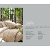 Жаккардовое Покрывало 270x260 см с Подкшками и Наволочками JULIEN Gray-Gold Pepper Home
