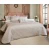 Жаккардовое Покрывало 270x260 см с Подкшками и Наволочками JULIEN Gray-Gold Pepper Home
