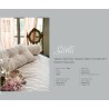 Жаккардовое Покрывало 270x260 см с Подкшками и Наволочками JULIEN Gray-Gold Pepper Home